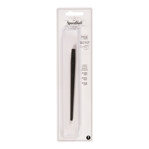 Speedball #104 Crow Quill Pen Holder  Black