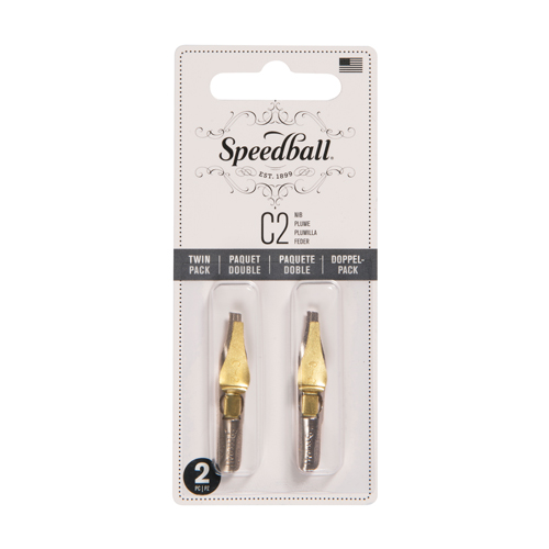 Speedball C2 Drawing Nibs  2-Pack