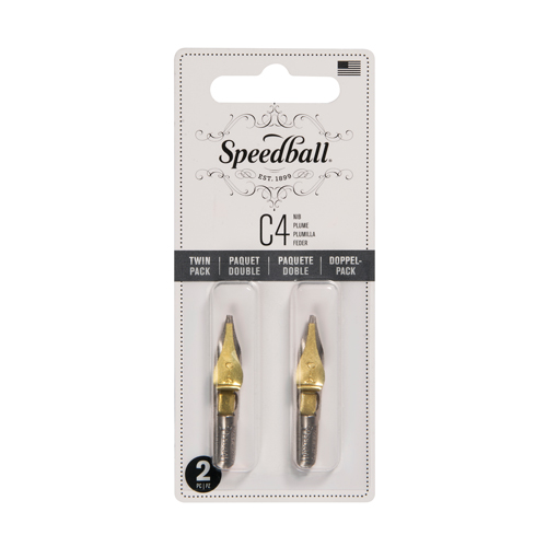 Speedball C4 Drawing Nibs  2-Pack