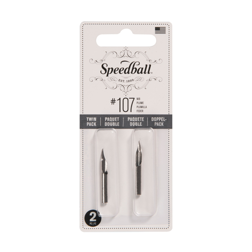 Speedball #107 Drawing Nibs  2-Pack