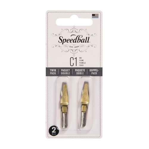 Speedball C1 Drawing Nibs  2-Pack