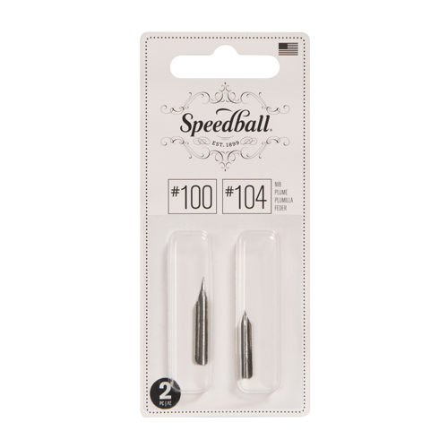 Speedball Drawing Nibs Set  #100 & #104