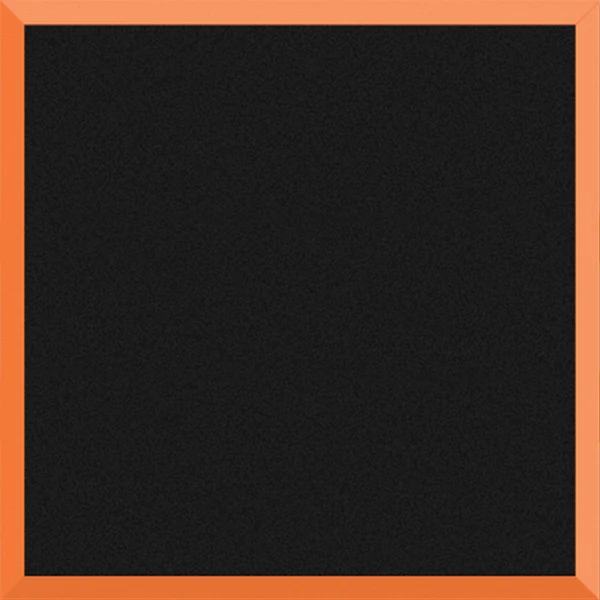 Crescent Britecore 4ply Matboard - 32" x 40" Black on Orange