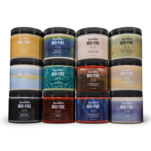 Speedball Mid Fire Glaze Sets