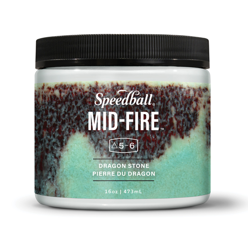 Speedball Mid-Fire Glaze - Dragon Stone - 16oz