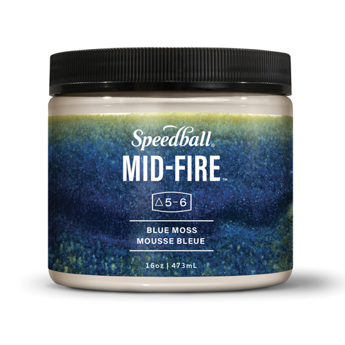 Speedball Mid-Fire Glaze - Blue Moss - 16oz
