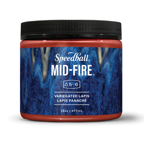 Speedball Mid-Fire Glaze - Variegated Lapis - 16oz