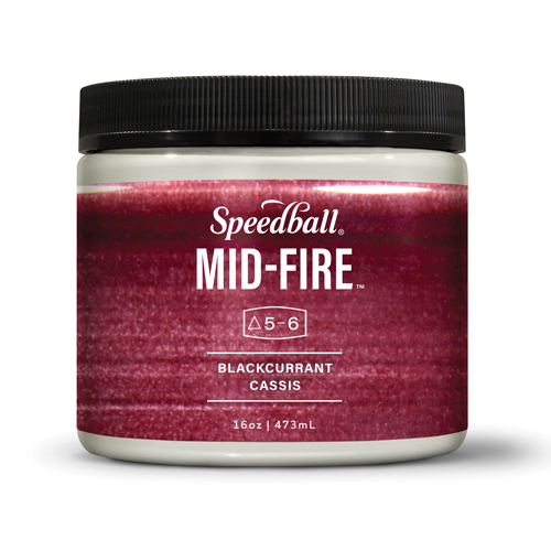 Speedball Mid-Fire Glaze - Blackcurrant - 16oz