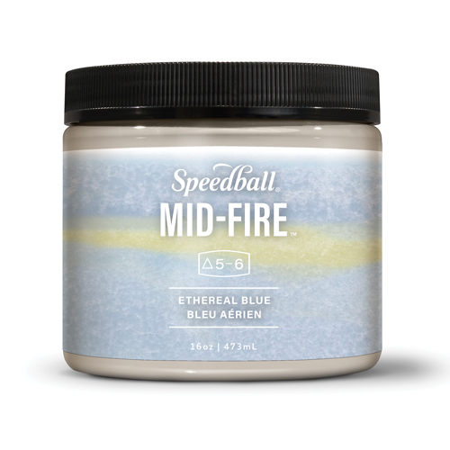 Speedball Mid-Fire Glaze - Ethereal Blue - 16oz
