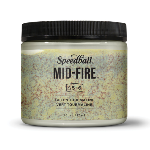 Speedball Mid-Fire Glaze - Green Tourmaline - 16oz