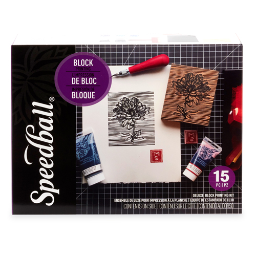 Speedball Deluxe Block Printing Kit - 15 pieces