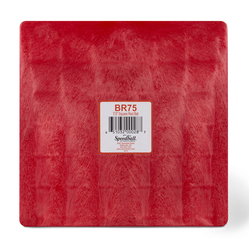 Speedball Square Pottery Wheel Bat - 7.5", Red