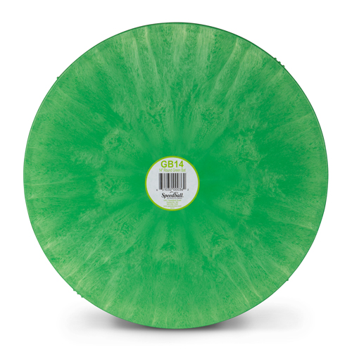 Speedball Round Pottery Wheel Bat - 14", Green