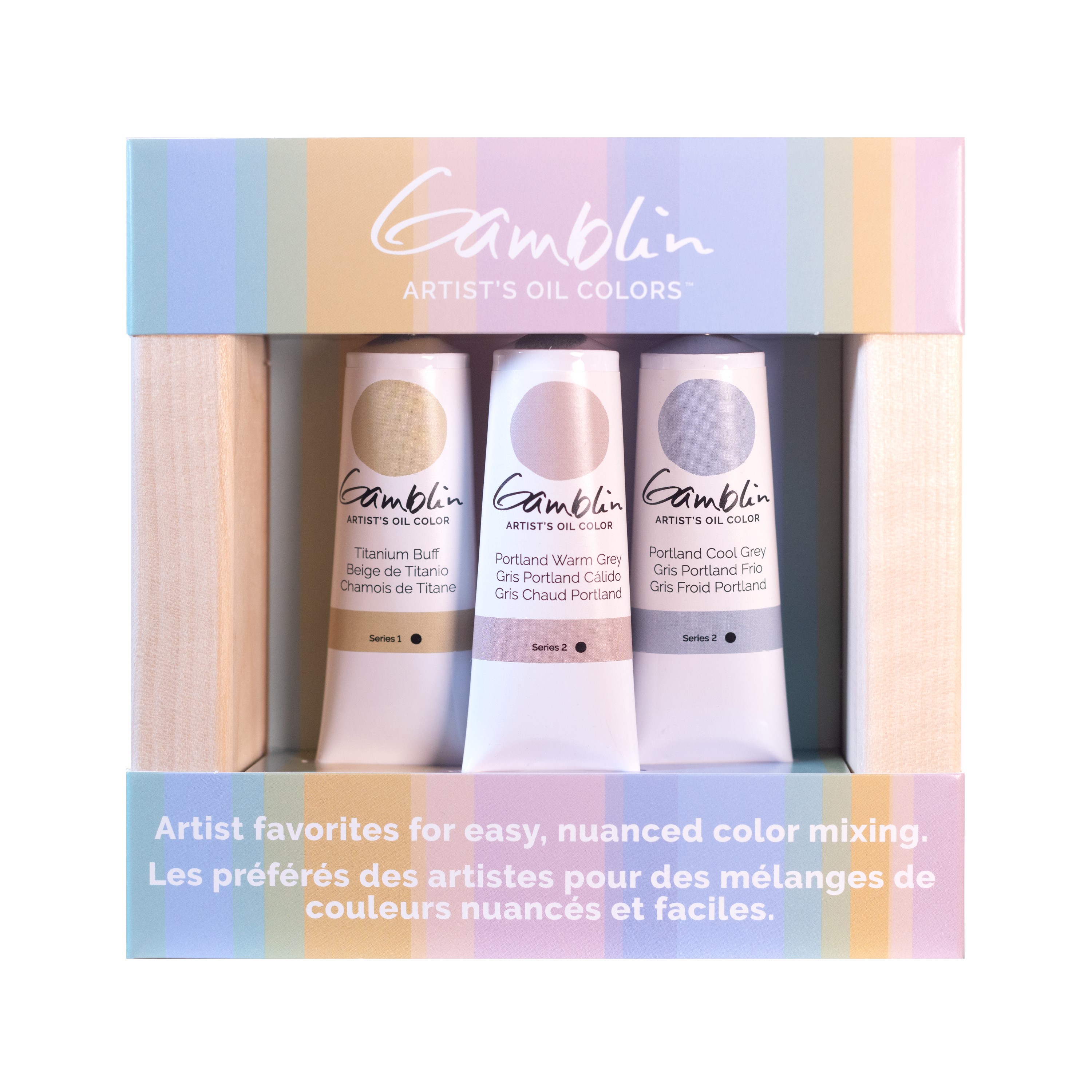Gamblin Artist's Oil Colours - Greys Set of 3