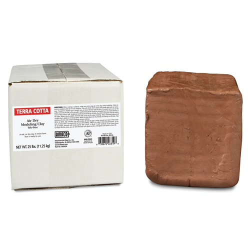 Amaco Air Dry Clay -  Terracotta, 25lb