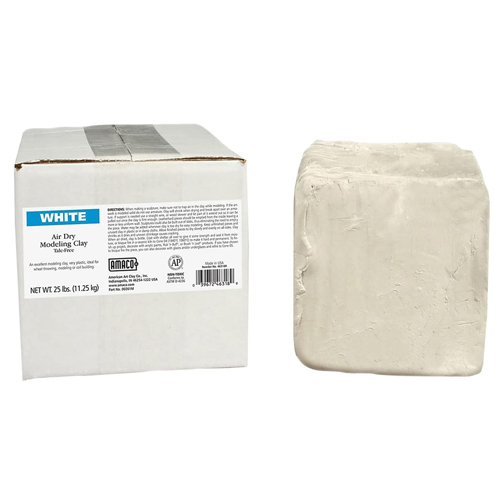 Amaco Air Dry Clay -  White, 25lb