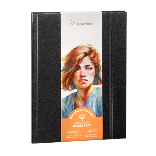 Hahnemühle Watercolour Book - Deckle Edge 4" x 6" Portrait