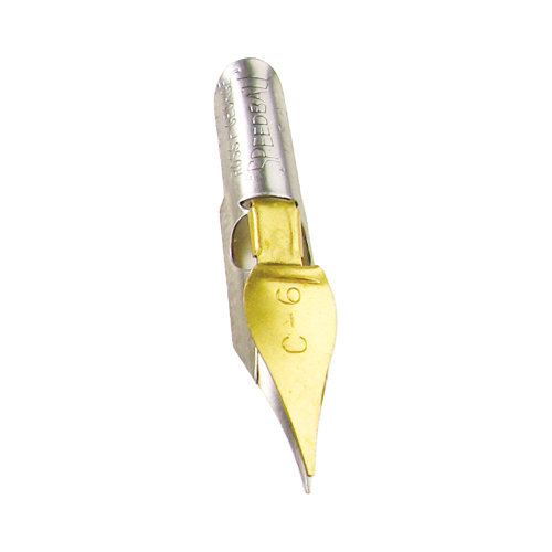 Speedball Calligraphy Pen Nib C-6 Flat - Pack of 12