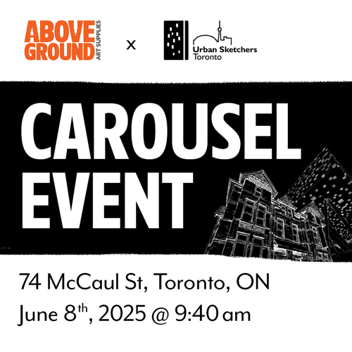 Urban Sketchers Toronto Carousel Event E-Ticket