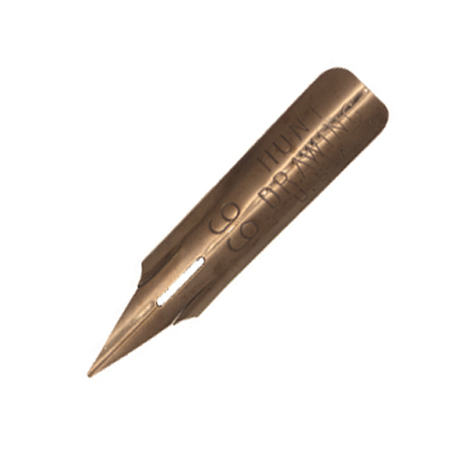 Hunt Pen Nib 99 Drawing (add nib holder)