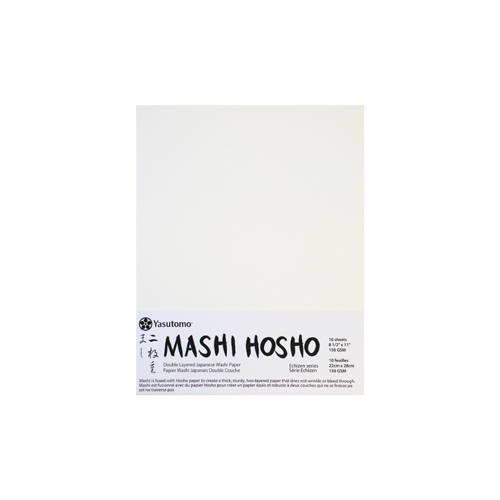 Yasutomo Art - Mashi Hosho Paper 8 1/2" x 11"  10 Sheets