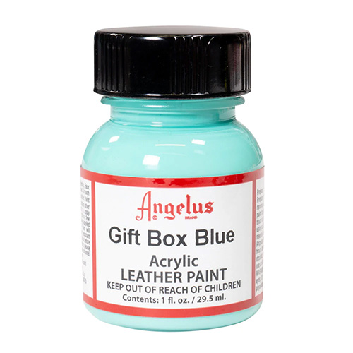 Angelus Acrylic Leather Paint 1oz  Gift Box Blue