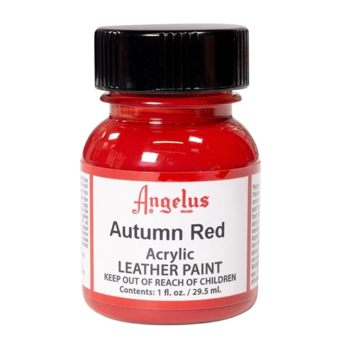 Angelus Acrylic Leather Paint 1oz   Autumn Red