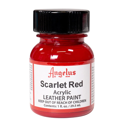 Angelus Acrylic Leather Paint 1oz - Scarlet Red