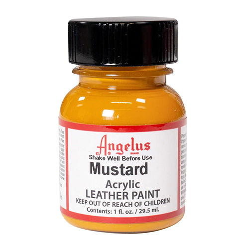Angelus Acrylic Leather Paint 1oz  Mustard