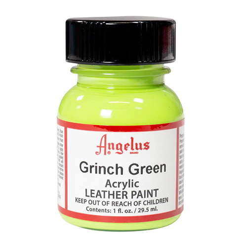Angelus Acrylic Leather Paint 1oz  Grinch Green