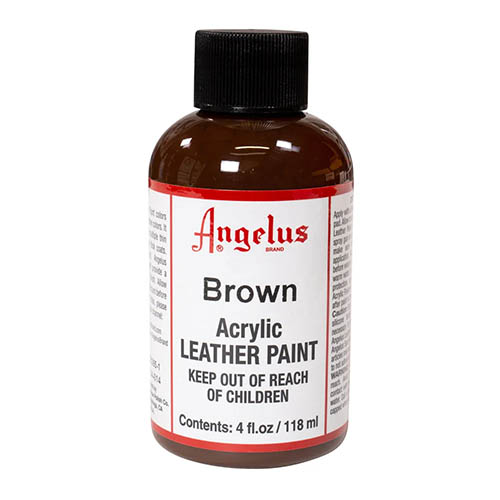Angelus Acrylic Leather Paint 4oz  Brown