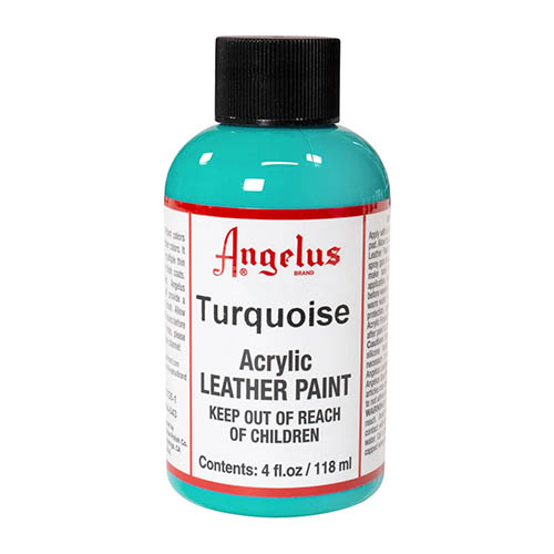 Angelus Acrylic Leather Paint 4oz  Turquoise