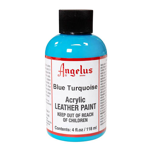 Angelus Acrylic Leather Paint 4oz  Blue Turquoise