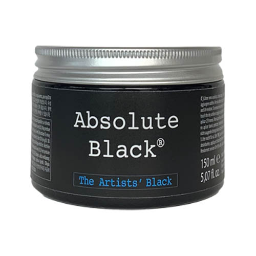 Absolute Black Mineral Paint  150ml Jar