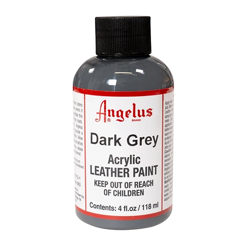 Angelus Acrylic Leather Paint 4oz  Dark Grey