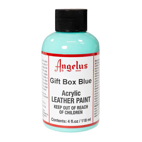 Angelus Acrylic Leather Paint 4oz  Gift Box Blue