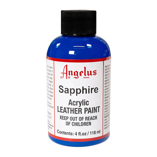 Angelus Acrylic Leather Paint 4oz  Sapphire