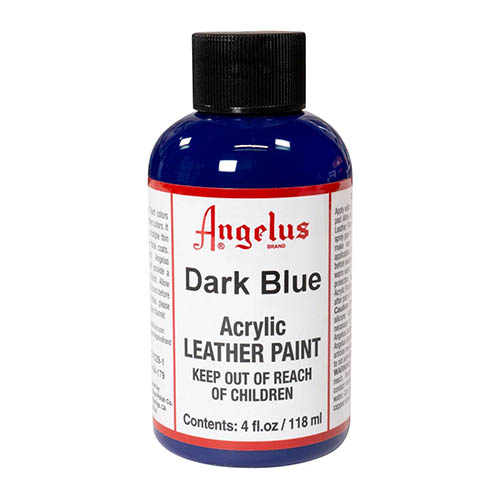Angelus Acrylic Leather Paint 4oz  Dark Blue