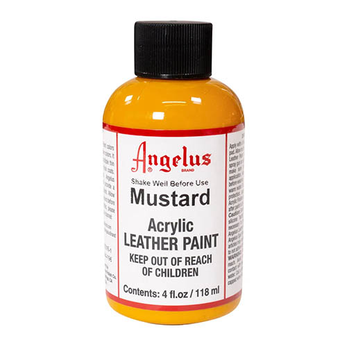 Angelus Acrylic Leather Paint 4oz  Mustard