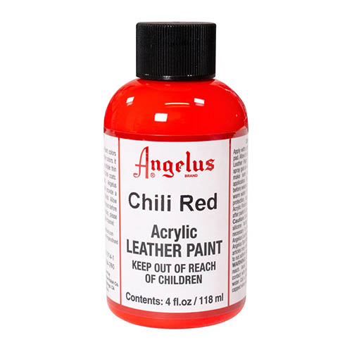 Angelus Acrylic Leather Paint 4oz  Chili Red