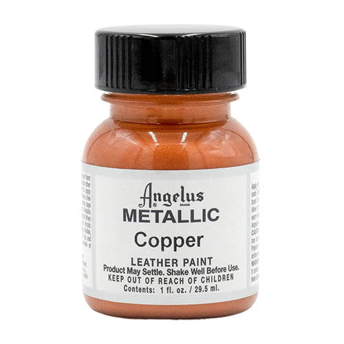 Angelus Metallic Acrylic Leather Paint 1oz  Copper
