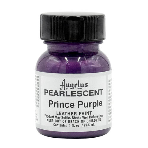 Angelus Pearlescent Acrylic Leather Paint 1oz  Prince Purple
