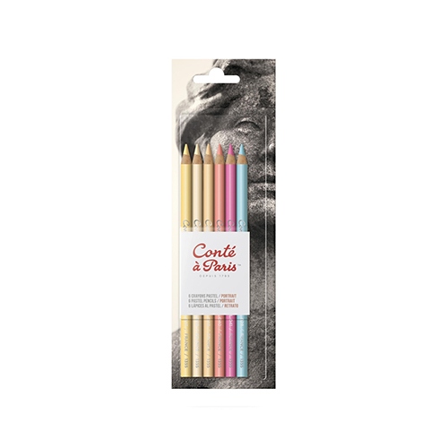 Conté à Paris  Pastel Pencil Set of 6 - Portrait