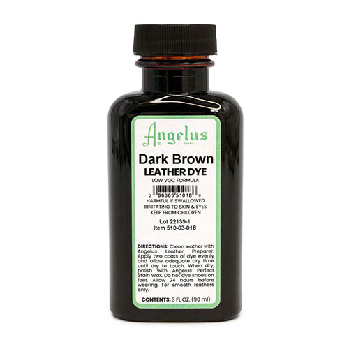 Angelus 3oz Low VOC Leather Dye - Dark Brown