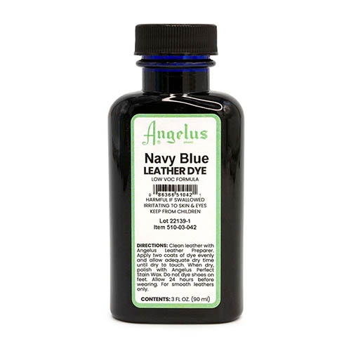 Angelus 3oz Low VOC Leather Dye - Navy Blue
