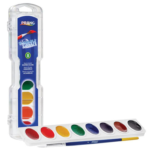Prang Washable Watercolor Set of 8