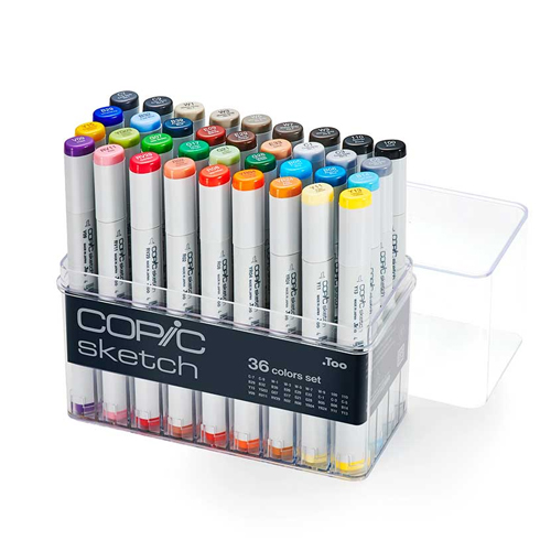 COPIC Sketch Markers - Set of 36