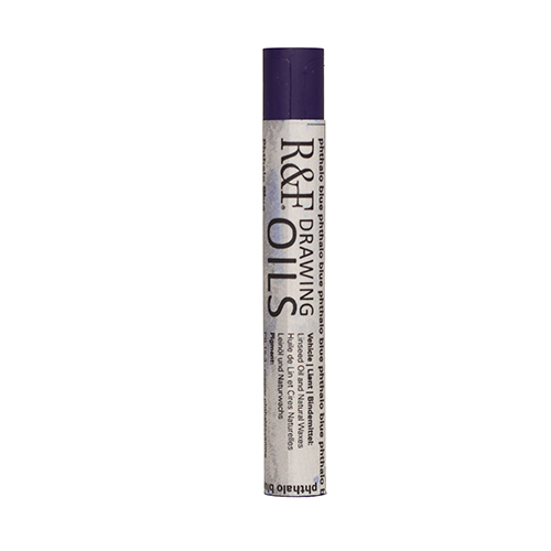 R&F Drawing Oil 12ml  Phthalo Blue