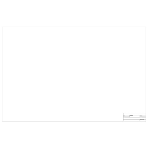 Clearprint 1000H Design Vellum Sheet with Title Block - 24" x 36"