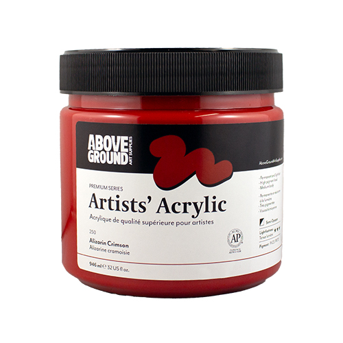 Above Ground Premium Series Artists Acrylic 946ml - Alizarin Crimson